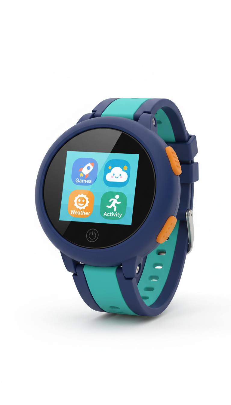 Kids GPS Smart Watch - touchscreen interface
