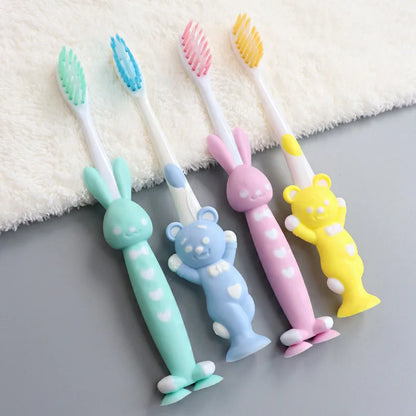 4PCS Kids Animal Toothbrush Set