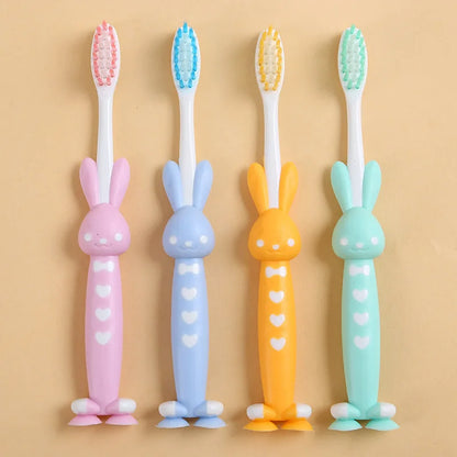 4PCS Kids Animal Toothbrush Set