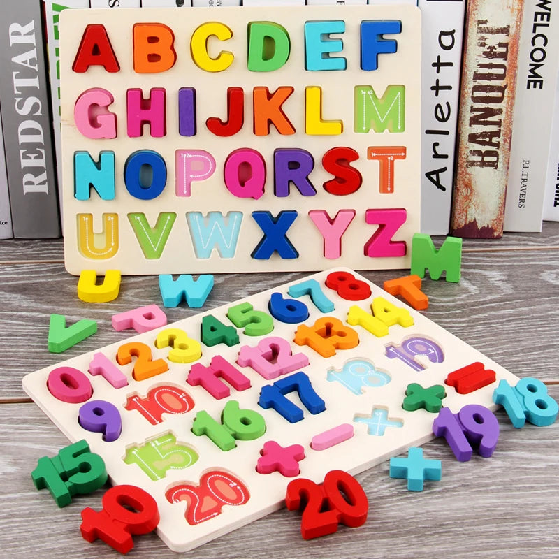 Wooden ABC Puzzle Board