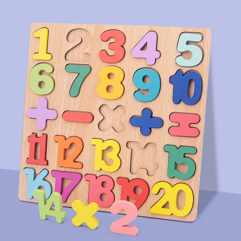 Wooden ABC Puzzle Board