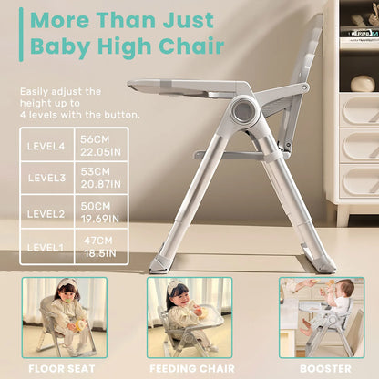 Folding Baby Booster High Chair