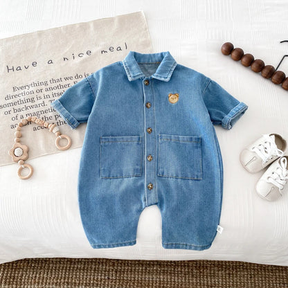 Baby Denim Romper