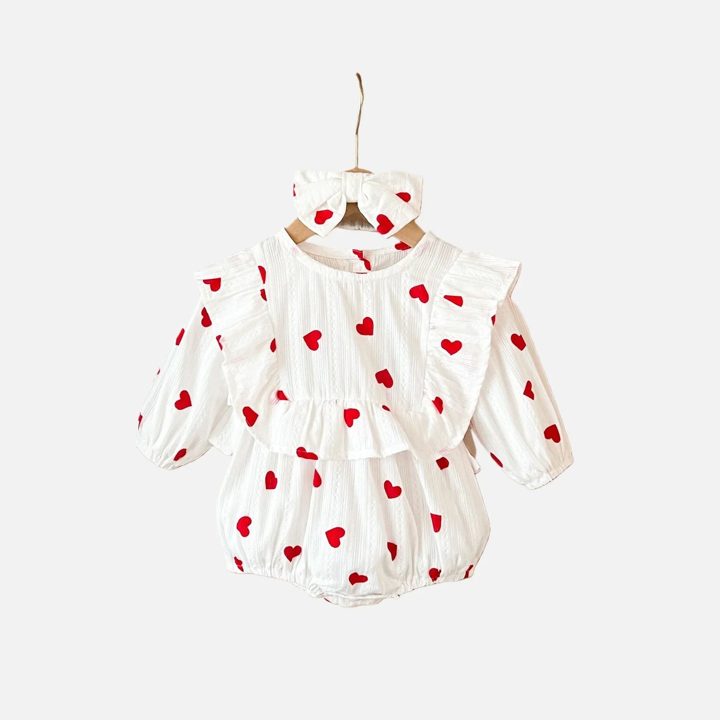 Baby Girl Romper with Headband