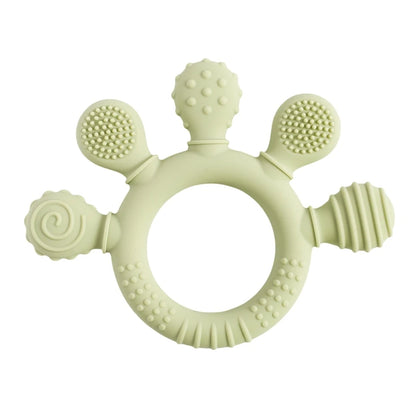 Silicone Teether Ring for 0-12 Months