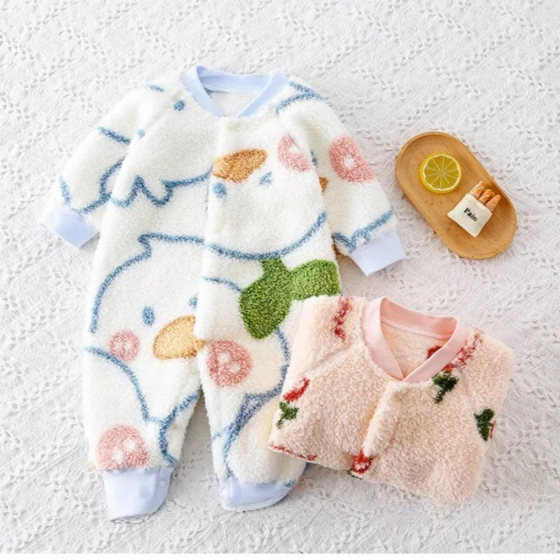 Fleece Baby Romper (0-24M)