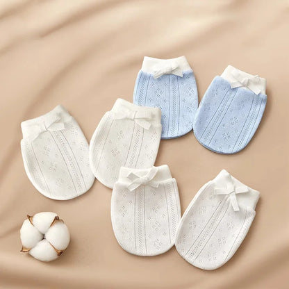 Cotton Newborn Scratch-Proof Gloves