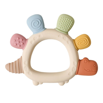 Silicone Teether Ring for 0-12 Months