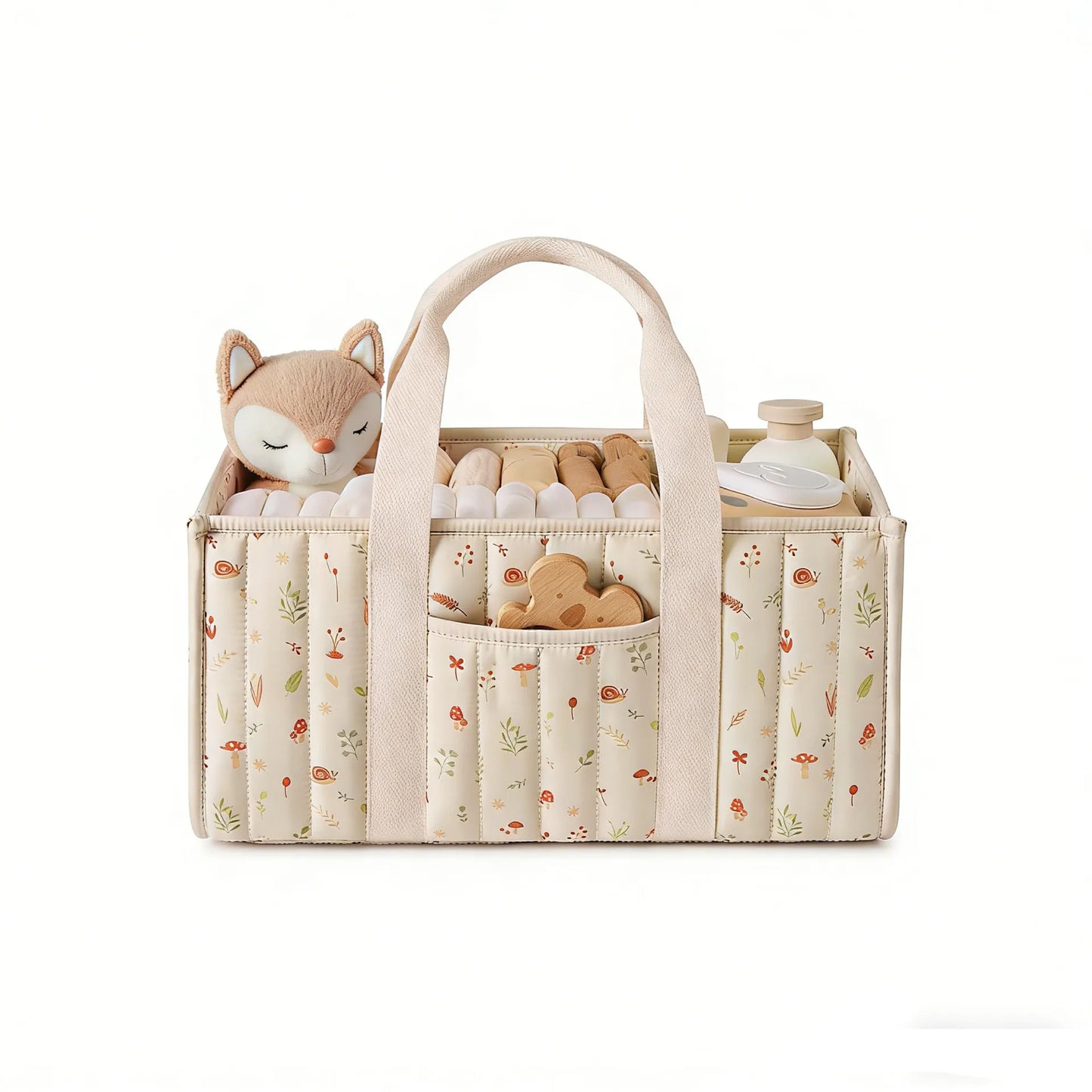 Floral Diaper Caddy Organizer