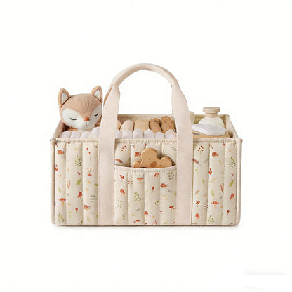Floral Diaper Caddy Organizer