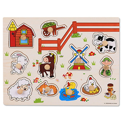 Wooden ABC Puzzle Board