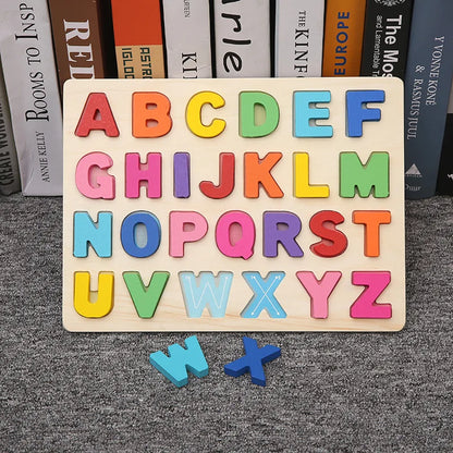 Wooden ABC Puzzle Board
