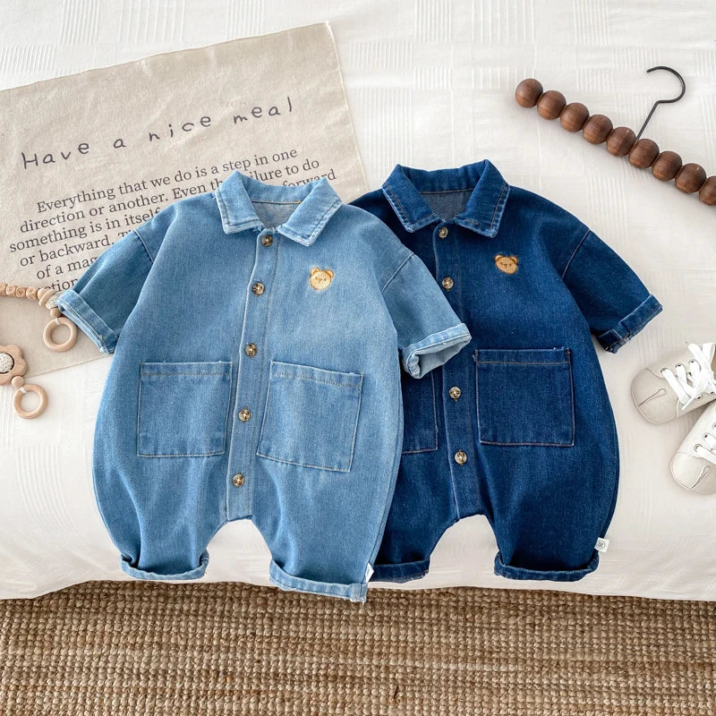 Baby Denim Romper