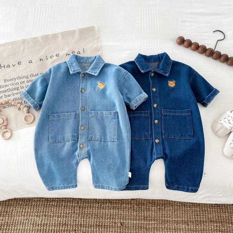 Baby Denim Romper