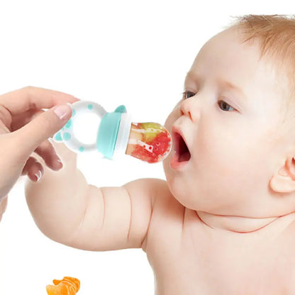 Silicone Baby Fruit Feeder Spoon
