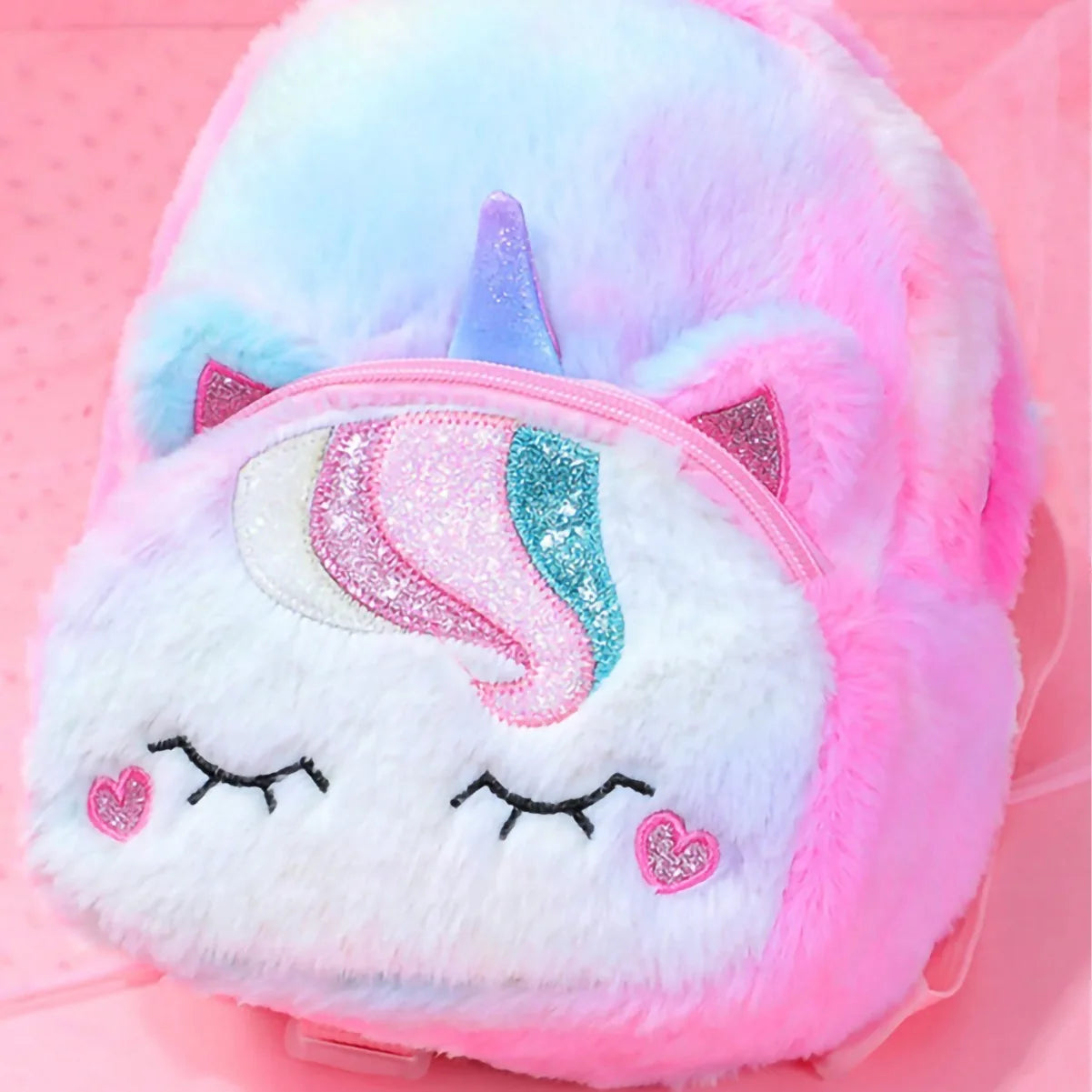 Plush Unicorn Backpack