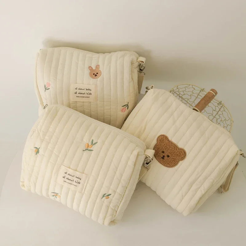 Cotton Stroller Diaper Bag