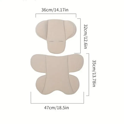 Universal Car Seat & Stroller Cushion — Memory Foam, Breathable