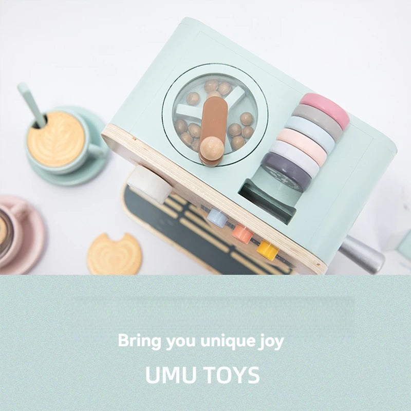 Wooden Coffee Maker Toy Set