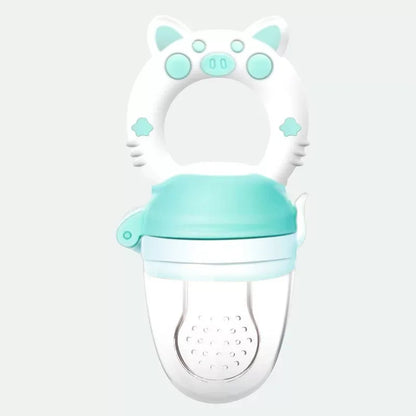 Silicone Baby Fruit Feeder Spoon