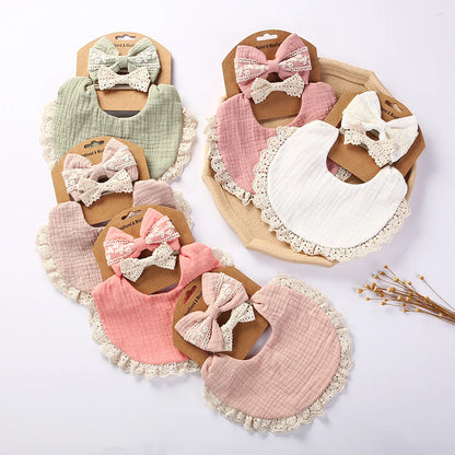 Baby Cotton Bib Set