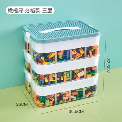 Kids Building Block Storage Box