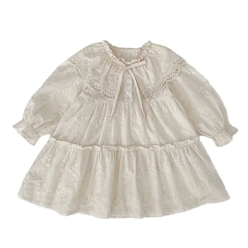 Girls Princess Lace Dress — Flower Girl & Party Dress for Toddlers Ages 2–8