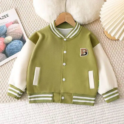 Boys Baseball Jacket Outerwear