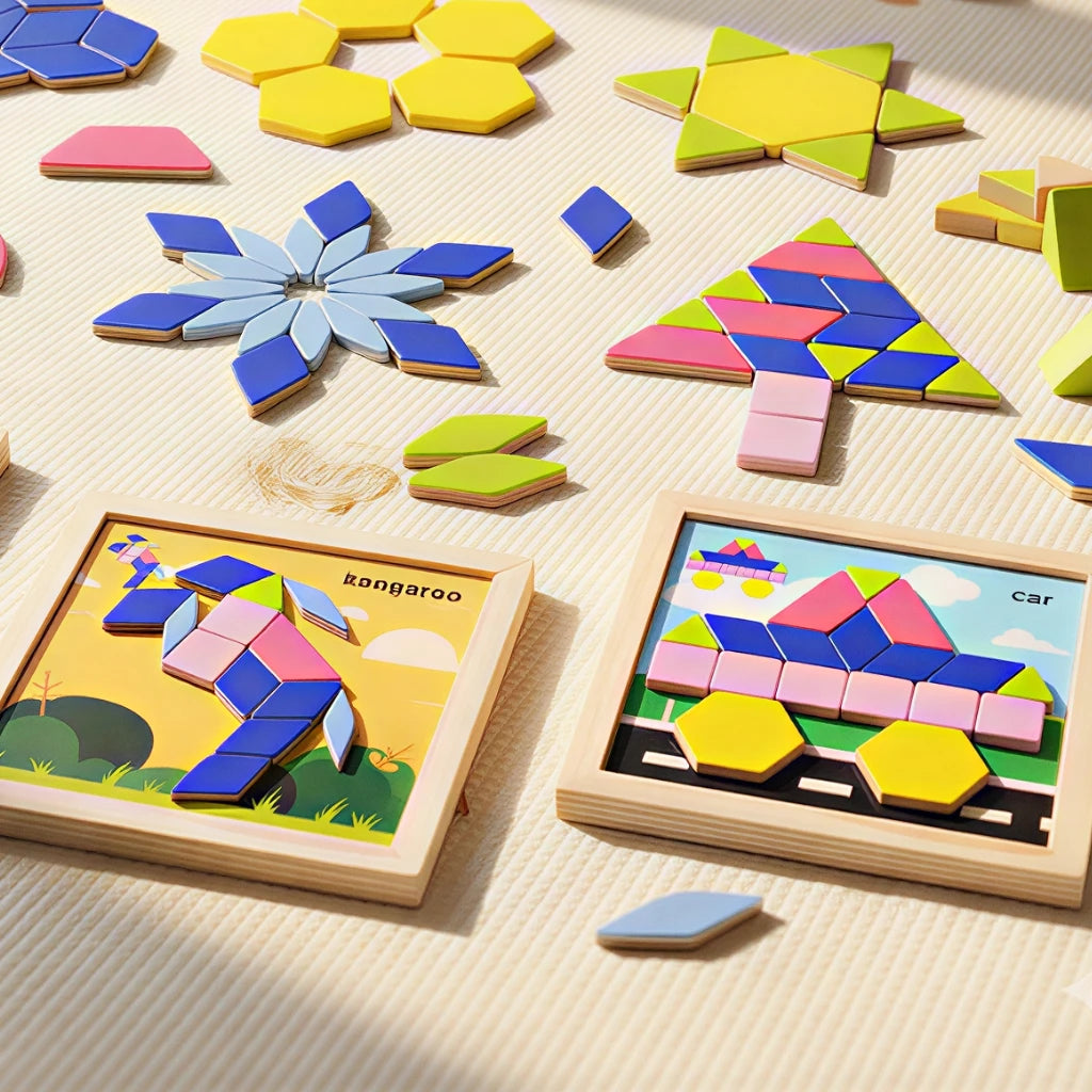 Magnetic Tangram Puzzle