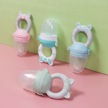 Baby Fruit Feeder — Silicone Mesh Fresh Food Feeder for Babies & Teething Infants