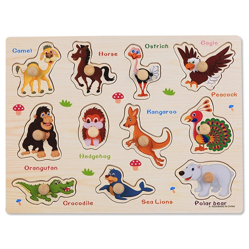 Wooden ABC Puzzle Board