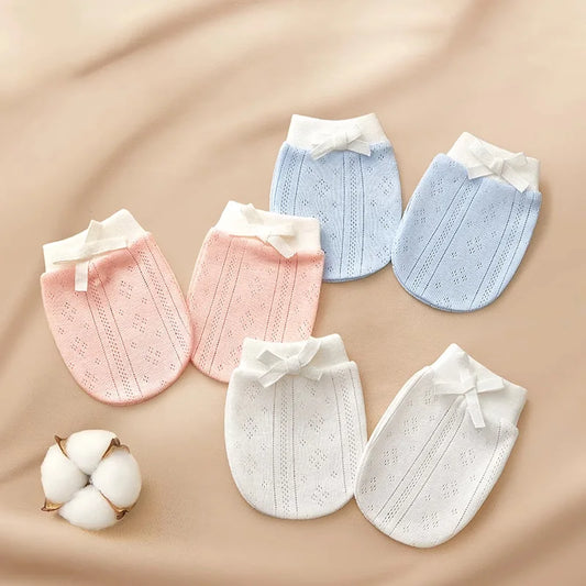 Cotton Newborn Scratch-Proof Gloves