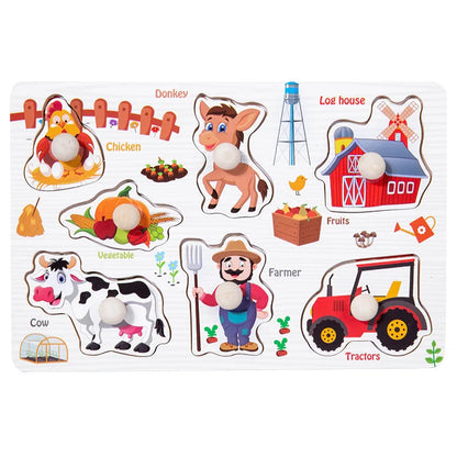 Wooden ABC Puzzle Board