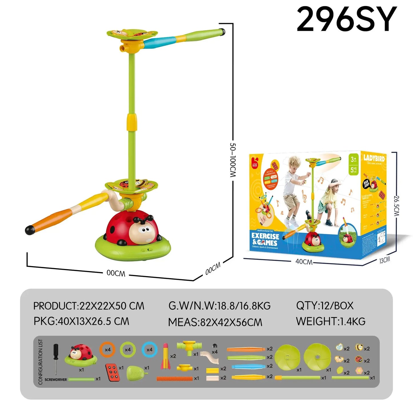 Ladybug 5-in-1 Toy