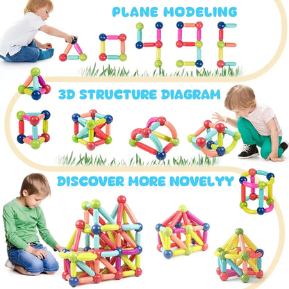 Magnetic Building Blocks Set