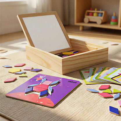 Magnetic Tangram Puzzle