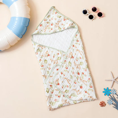 Cotton Hooded Baby Bath Towel