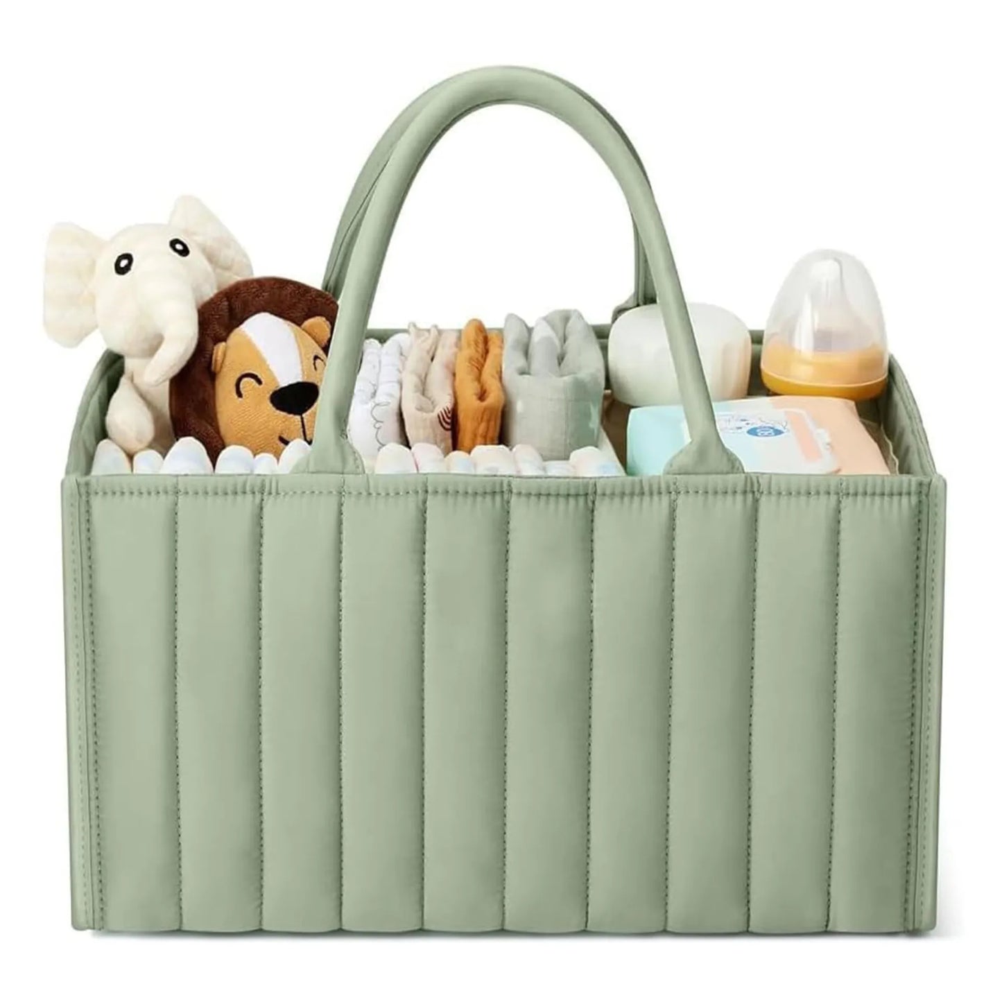 Floral Diaper Caddy Organizer