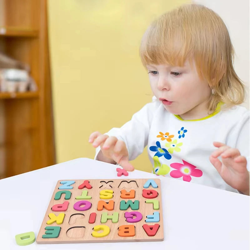 Wooden ABC Puzzle Board