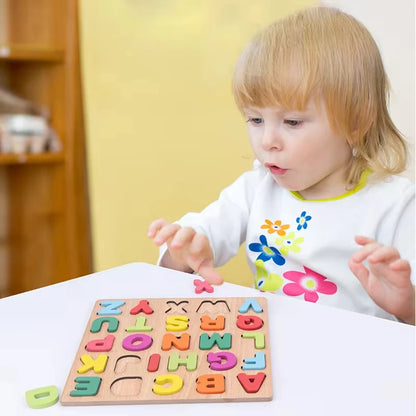 Wooden ABC Puzzle Board