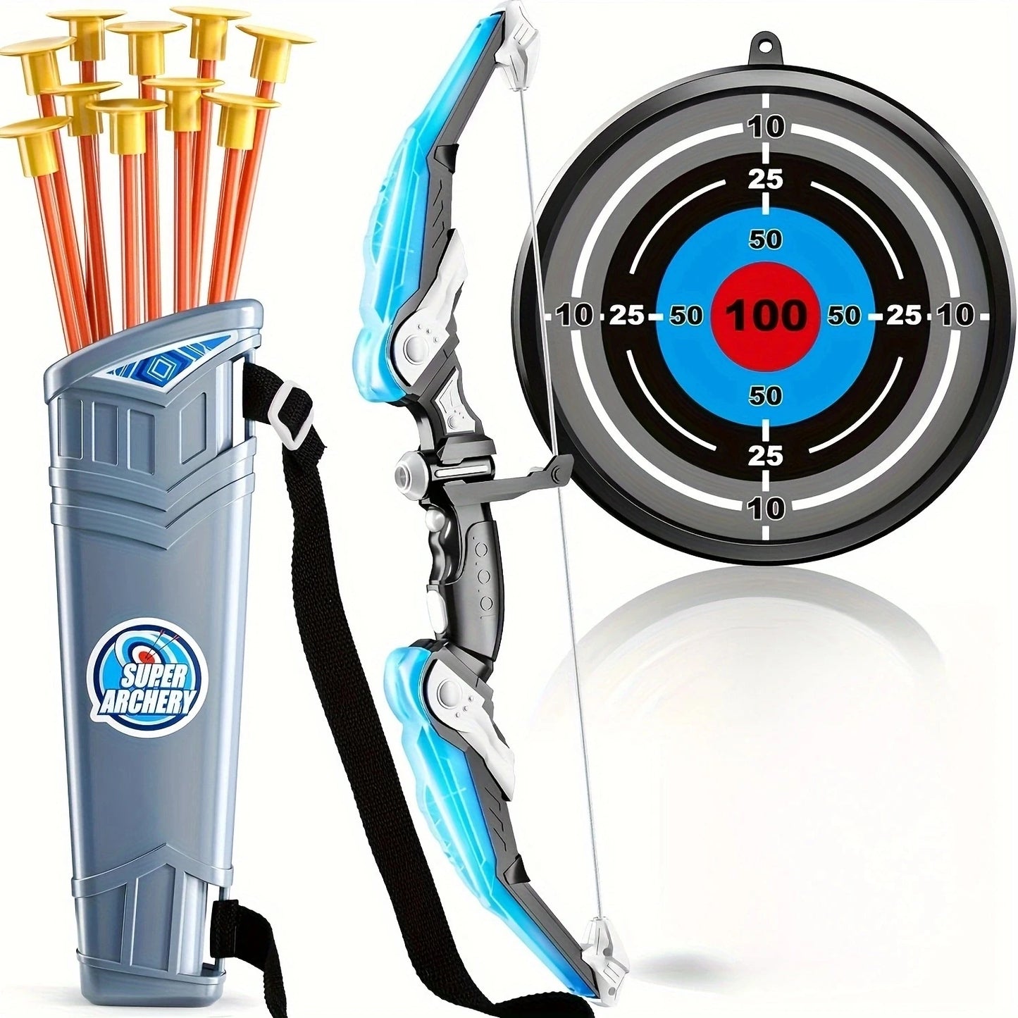 Kids Bow and Arrow Set — Safe Foam-Tip Archery Toy for Boys & Girls Ages 3+