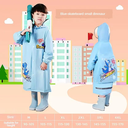 Kids Waterproof Raincoat Poncho