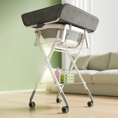 Foldable Baby Bath Tub with Stand — Height-Adjustable, Newborn to Toddler
