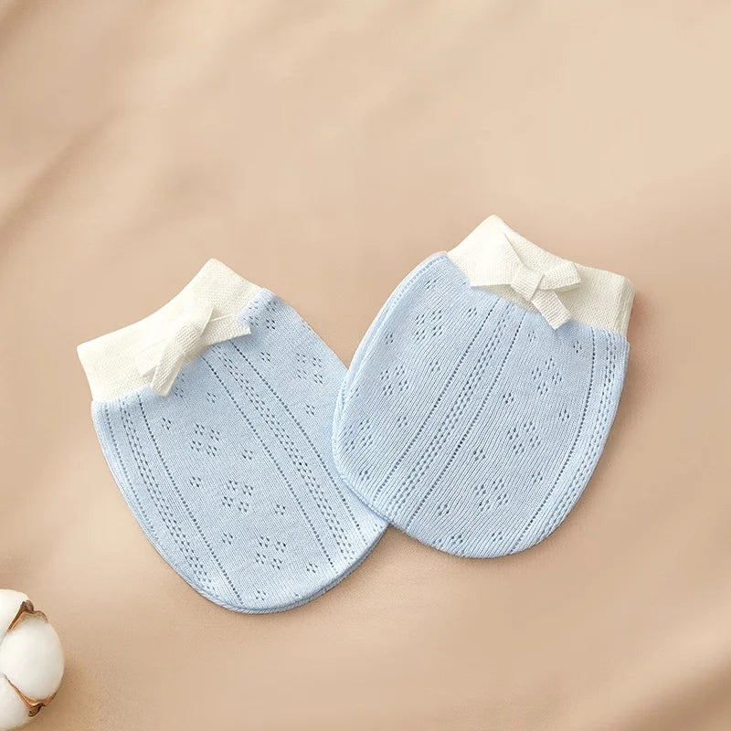 Cotton Newborn Scratch-Proof Gloves