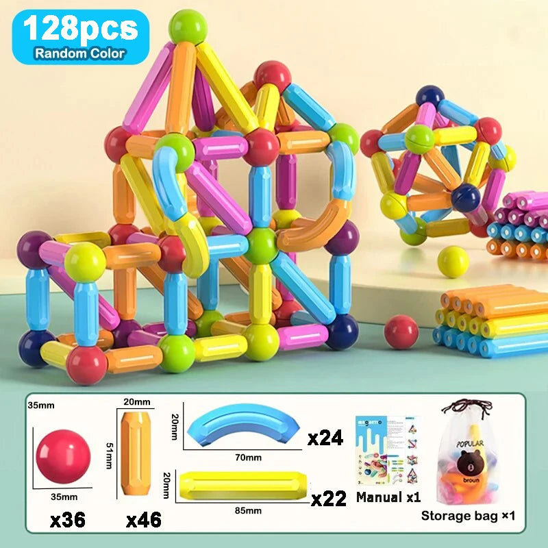 Magnetic Building Blocks Set