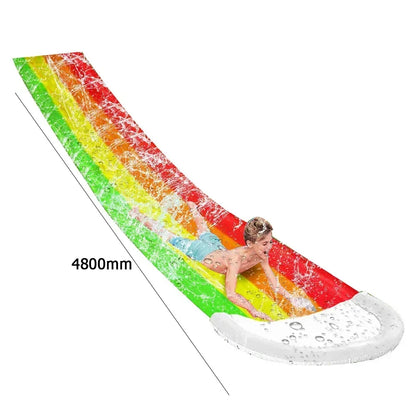Inflatable Backyard Water Slide — Sprinkler Run for Kids (Outdoor Summer)