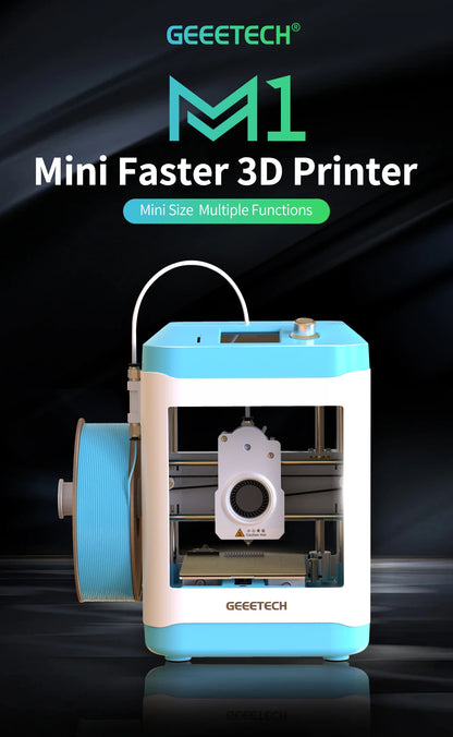 Geeetech M1S Kids 3D Printer — WiFi + Auto-Leveling, Ready Out of the Box