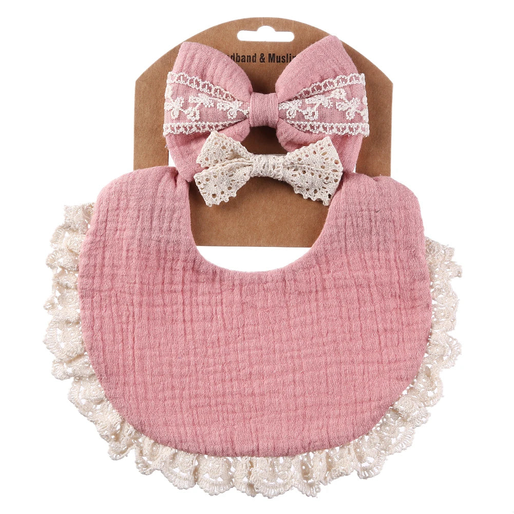 Baby Cotton Bib Set