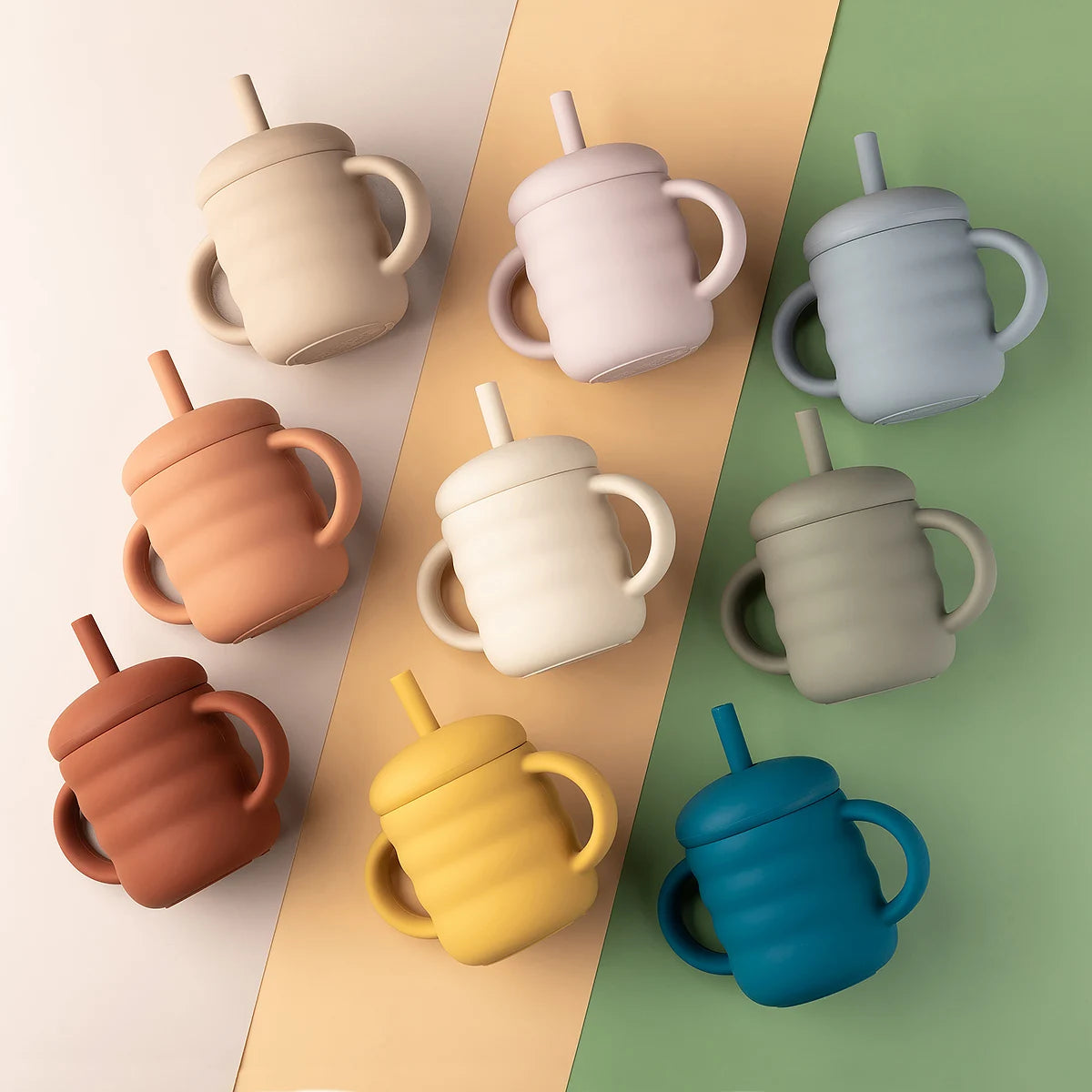 Silicone Kids Straw & Snack Cup