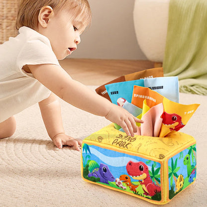 Baby Montessori Paper Towel Puzzle Toy